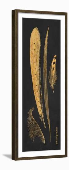 Gold Feathers IV-Gwendolyn Babbitt-Framed Premium Giclee Print