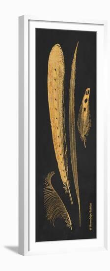 Gold Feathers IV-Gwendolyn Babbitt-Framed Premium Giclee Print