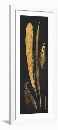 Gold Feathers IV-Gwendolyn Babbitt-Framed Art Print