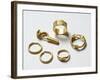 Gold Fibula, Earrings and Finger Rings from Carthage-null-Framed Photographic Print