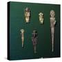 Gold Figures from Pre-Columbian Tombs, Colombia, South America-Unknown-Stretched Canvas