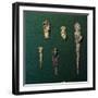 Gold Figures from Pre-Columbian Tombs, Colombia, South America-Unknown-Framed Giclee Print
