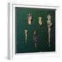 Gold Figures from Pre-Columbian Tombs, Colombia, South America-Unknown-Framed Giclee Print