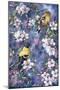 Gold Finch and Blossoms-Jeff Tift-Mounted Premium Giclee Print
