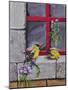 Gold Finches-Charlsie Kelly-Mounted Giclee Print