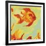 Gold Fish 1-Rabi Khan-Framed Art Print