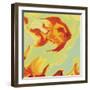Gold Fish 1-Rabi Khan-Framed Art Print
