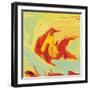 Gold Fish 2-Rabi Khan-Framed Art Print