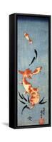 Gold Fish-Kuniyoshi Utagawa-Framed Stretched Canvas