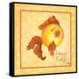 Gold Fish-Elizabeth Medley-Framed Stretched Canvas