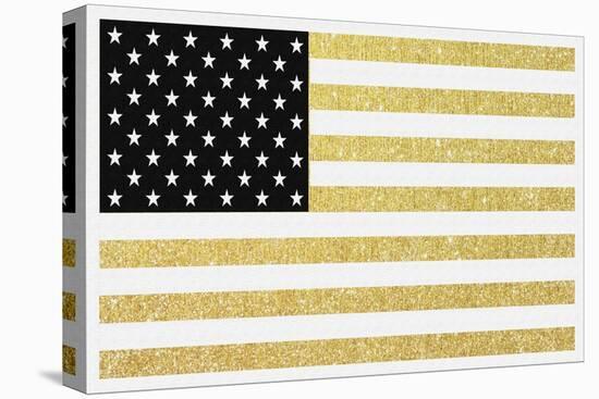 Gold Flag 1-Natasha Wescoat-Stretched Canvas