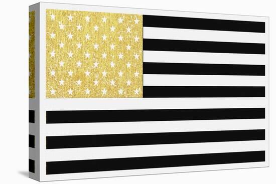 Gold Flag 2-Natasha Wescoat-Stretched Canvas