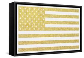 Gold Flag 3-Natasha Wescoat-Framed Stretched Canvas