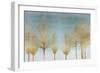 Gold Forest on Aqua-Kate Bennett-Framed Premium Giclee Print