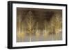 Gold Forest on Brown-Kate Bennett-Framed Art Print