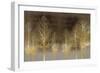 Gold Forest on Brown-Kate Bennett-Framed Art Print