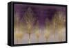 Gold Forest on Purple-Kate Bennett-Framed Stretched Canvas