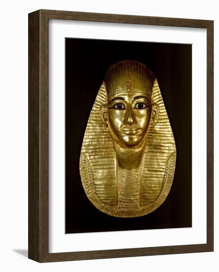 Gold Funerary Mask of Pharaoh Amenemope Fromtanis-null-Framed Giclee Print