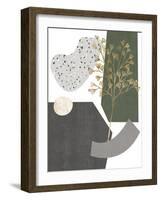 Gold Ginkgo I-Melissa Wang-Framed Art Print