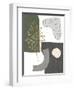 Gold Ginkgo II-Melissa Wang-Framed Art Print