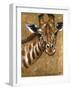 Gold Giraffe-Patricia Pinto-Framed Art Print