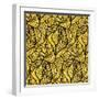 Gold Glitter Background-Olha Kostiuk-Framed Art Print