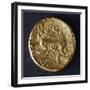 Gold Half Stater from Evreux Region, Depicting Galloping Horse, Verso-null-Framed Giclee Print