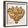 Gold Heart-Patricia Pinto-Framed Art Print