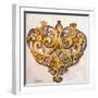 Gold Heart-Patricia Pinto-Framed Art Print