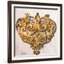 Gold Heart-Patricia Pinto-Framed Art Print