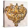 Gold Heart-Patricia Pinto-Stretched Canvas