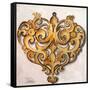 Gold Heart-Patricia Pinto-Framed Stretched Canvas