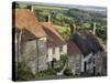 Gold Hill, and View over Blackmore Vale, Shaftesbury, Dorset, England, United Kingdom, Europe-Neale Clarke-Stretched Canvas