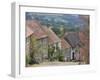 Gold Hill in June, Shaftesbury, Dorset, England, United Kingdom, Europe-Jean Brooks-Framed Photographic Print