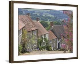 Gold Hill in June, Shaftesbury, Dorset, England, United Kingdom, Europe-Jean Brooks-Framed Photographic Print