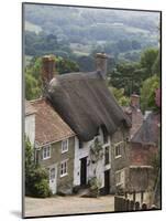 Gold Hill in June, Shaftesbury, Dorset, England, United Kingdom, Europe-Jean Brooks-Mounted Photographic Print