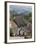 Gold Hill in June, Shaftesbury, Dorset, England, United Kingdom, Europe-Jean Brooks-Framed Photographic Print