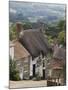 Gold Hill in June, Shaftesbury, Dorset, England, United Kingdom, Europe-Jean Brooks-Mounted Photographic Print