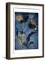 Gold Hint Floral Mate-Jace Grey-Framed Art Print