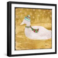 Gold Holiday III-Paul Brent-Framed Art Print