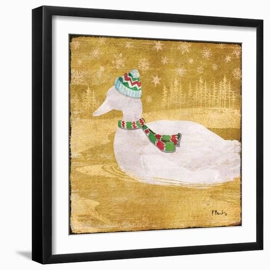 Gold Holiday III-Paul Brent-Framed Art Print