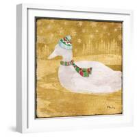 Gold Holiday III-Paul Brent-Framed Art Print