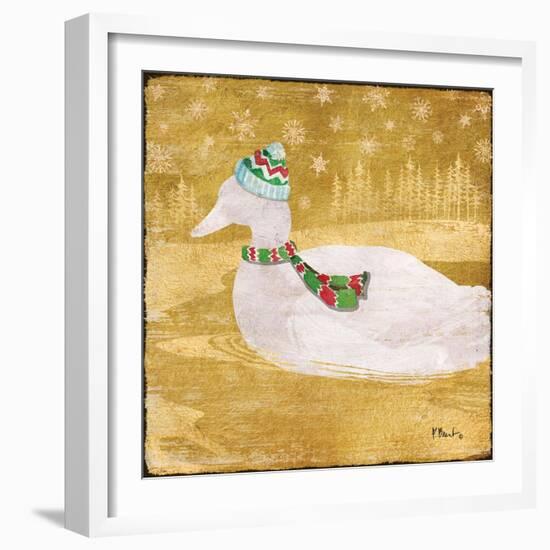 Gold Holiday III-Paul Brent-Framed Art Print