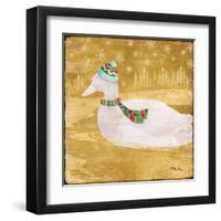 Gold Holiday III-Paul Brent-Framed Art Print