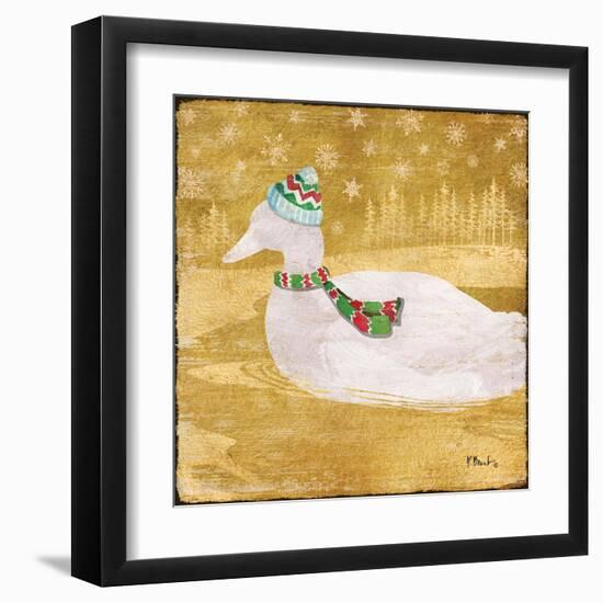 Gold Holiday III-Paul Brent-Framed Art Print