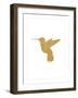 Gold Hummingbird-Erin Clark-Framed Giclee Print