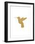 Gold Hummingbird-Erin Clark-Framed Giclee Print