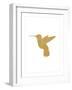 Gold Hummingbird-Erin Clark-Framed Giclee Print