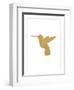 Gold Hummingbird-Erin Clark-Framed Premium Giclee Print