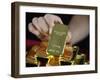 Gold Ingots, Frankfurt, Germany, Europe-Hans Peter Merten-Framed Photographic Print